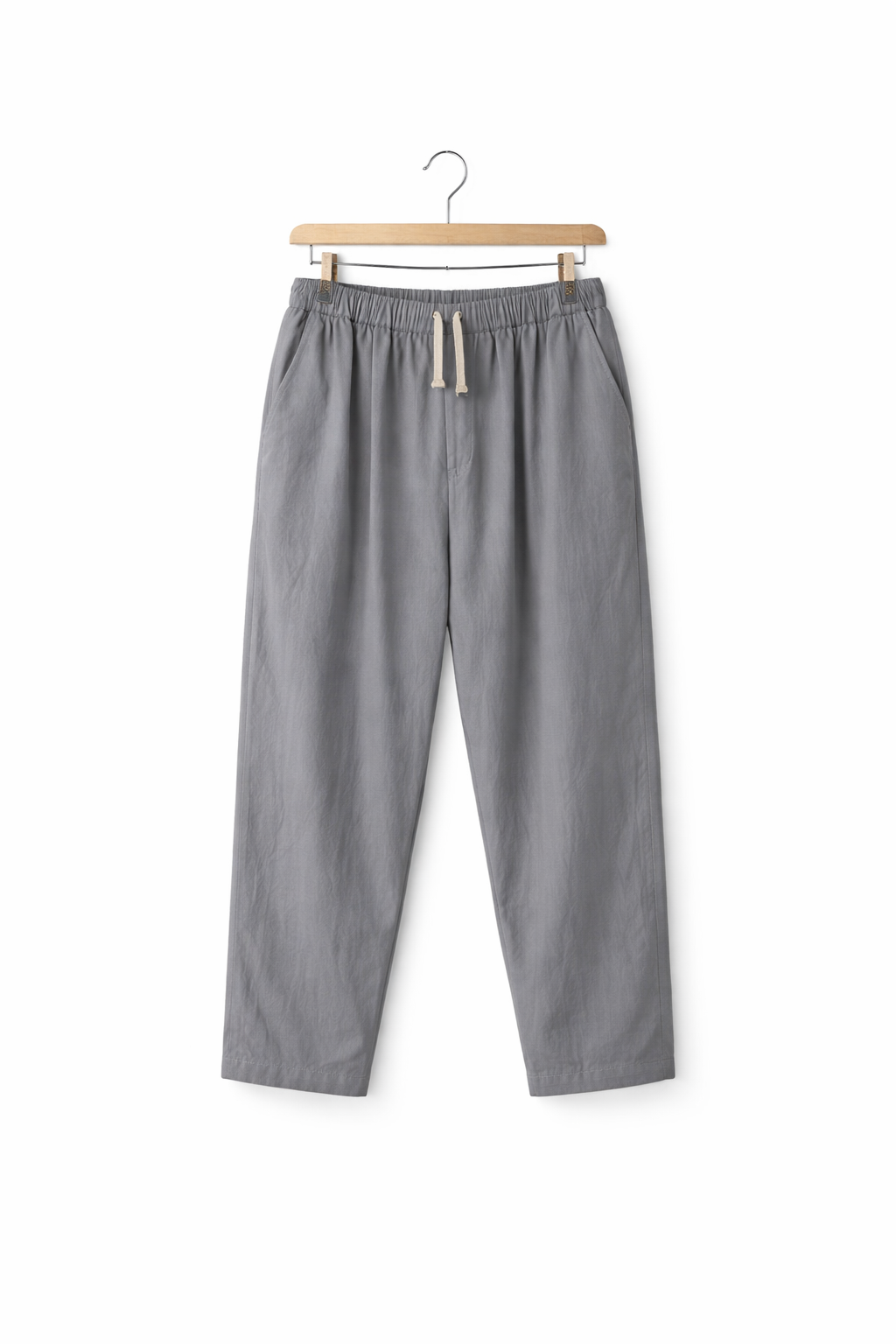 Men’s Home Lounge Pants with Drawstring Waist and Straight Leg