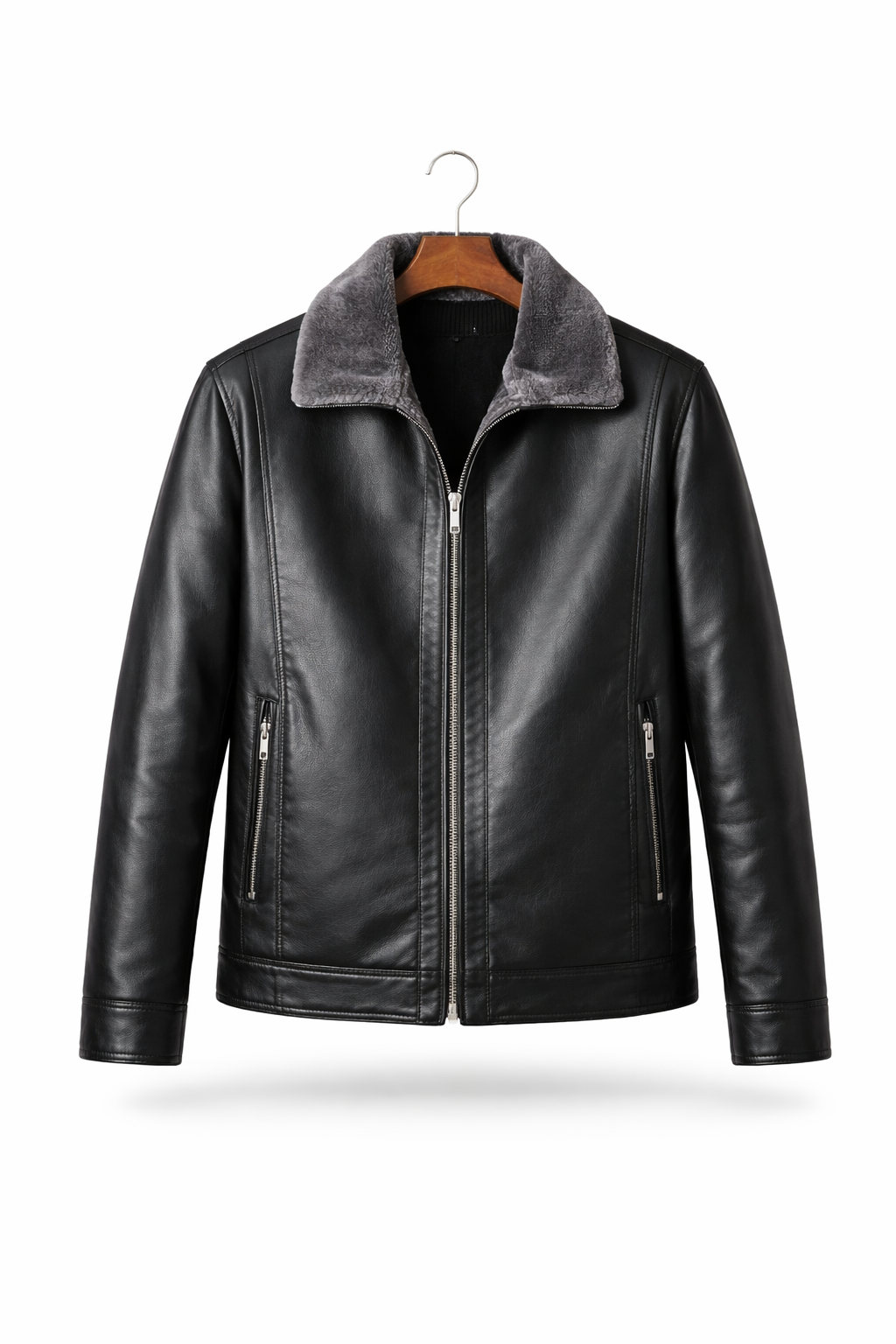 Men’s Faux Jacket With Fleece Interior