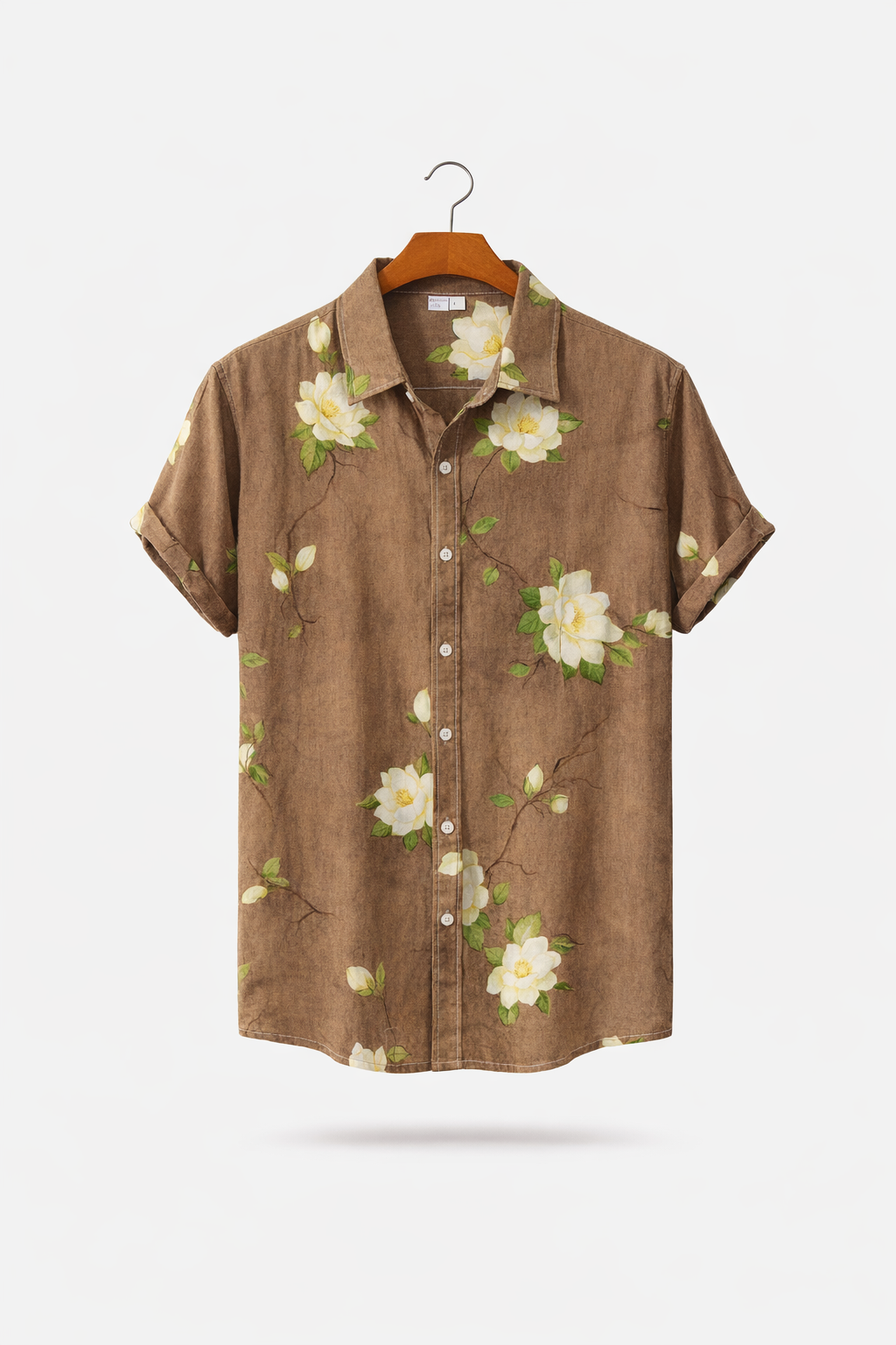 Floral Short Sleeve Button Shirt
