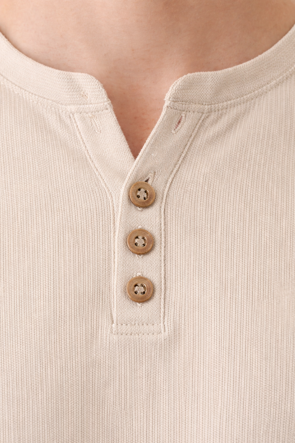 Men’s Cotton Home Short Sleeve Henley Shirt