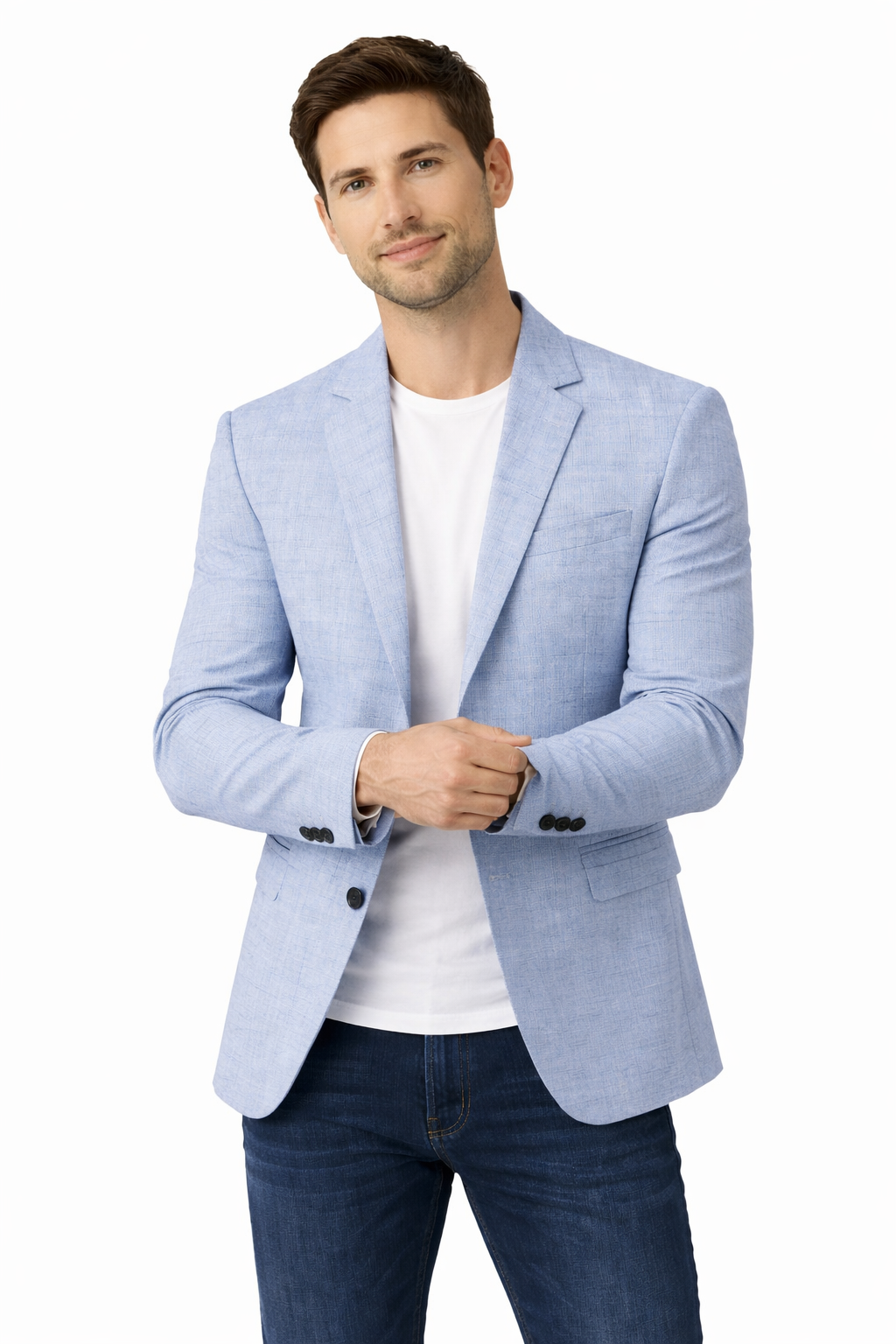 Men’s Woven Blazer Jacket