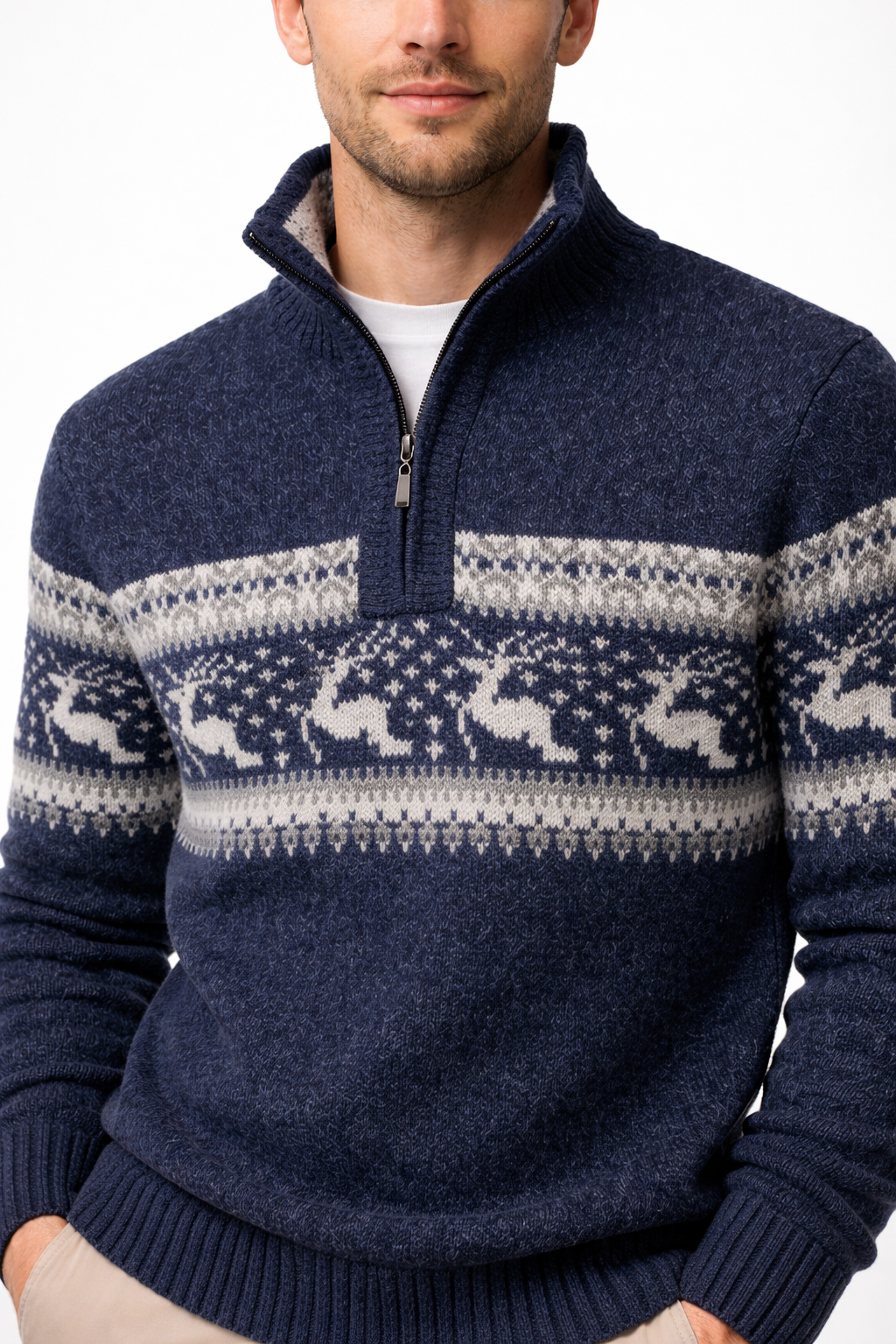 Deer Isle Half Zip Sweater