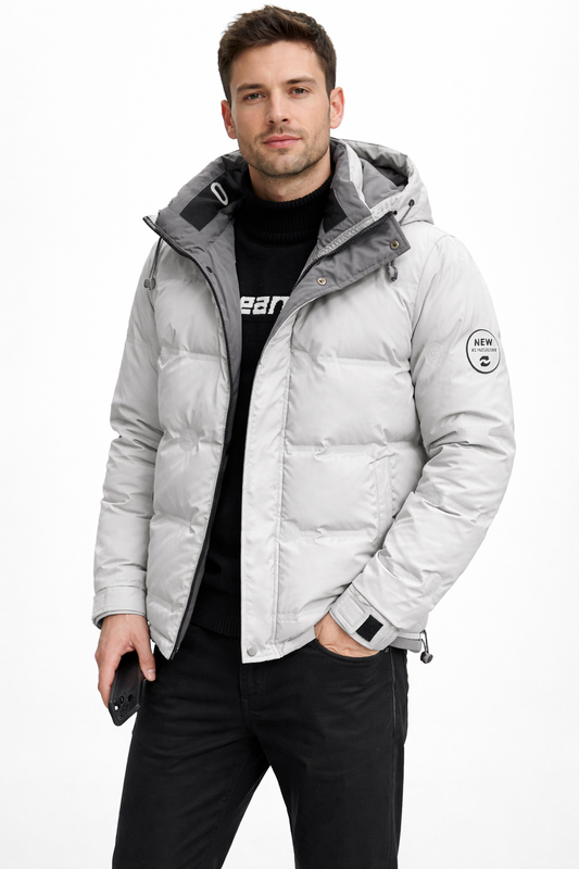Short Men’s Polyester Puffer