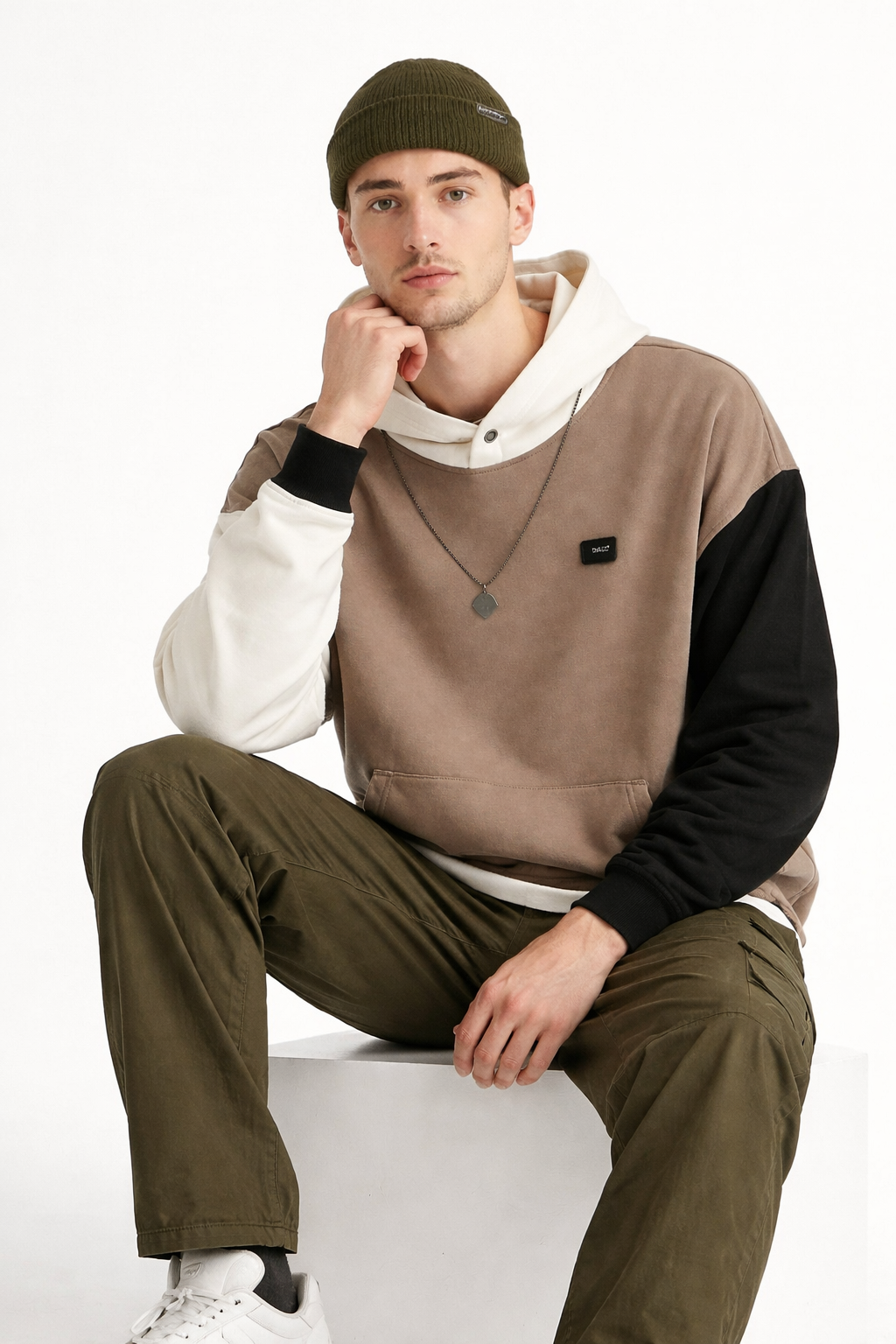 Men’s Color Block Hoodie