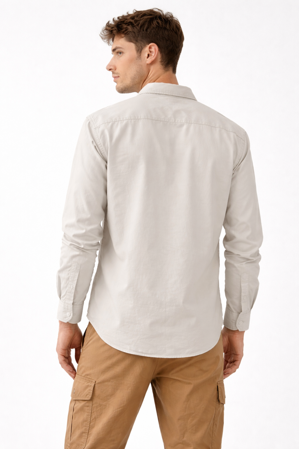 The RidgeWeave Chambray Overshirt